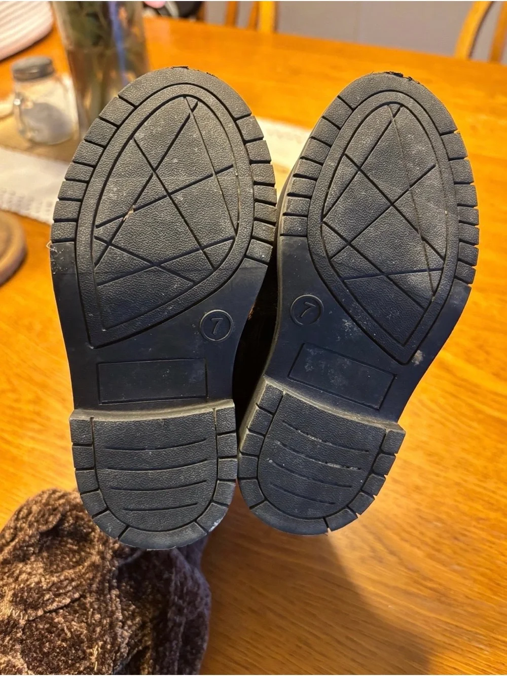 Cat & Jack Black Kids Chelsea Boots with Side Zip